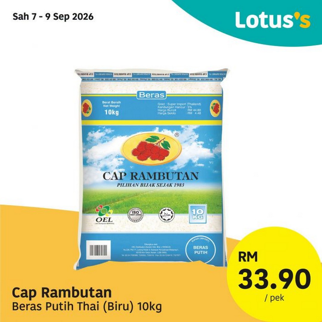 Lotuss-Malaysia-Kannn-Ada-Promotion-with-Buy-1-Free-1-1 7-16 September 2026: Lotus's Malaysia: Kannn Ada Promotion with Buy 1 Free 1, Fresh Deals from RM2.29 and More