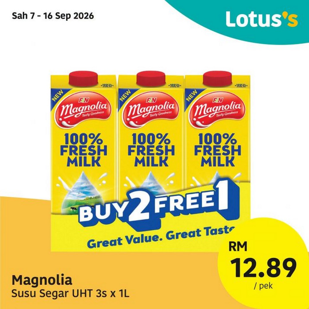 Lotuss-Malaysia-Kannn-Ada-Promotion-with-Buy-1-Free-1-11 7-16 September 2026: Lotus's Malaysia: Kannn Ada Promotion with Buy 1 Free 1, Fresh Deals from RM2.29 and More