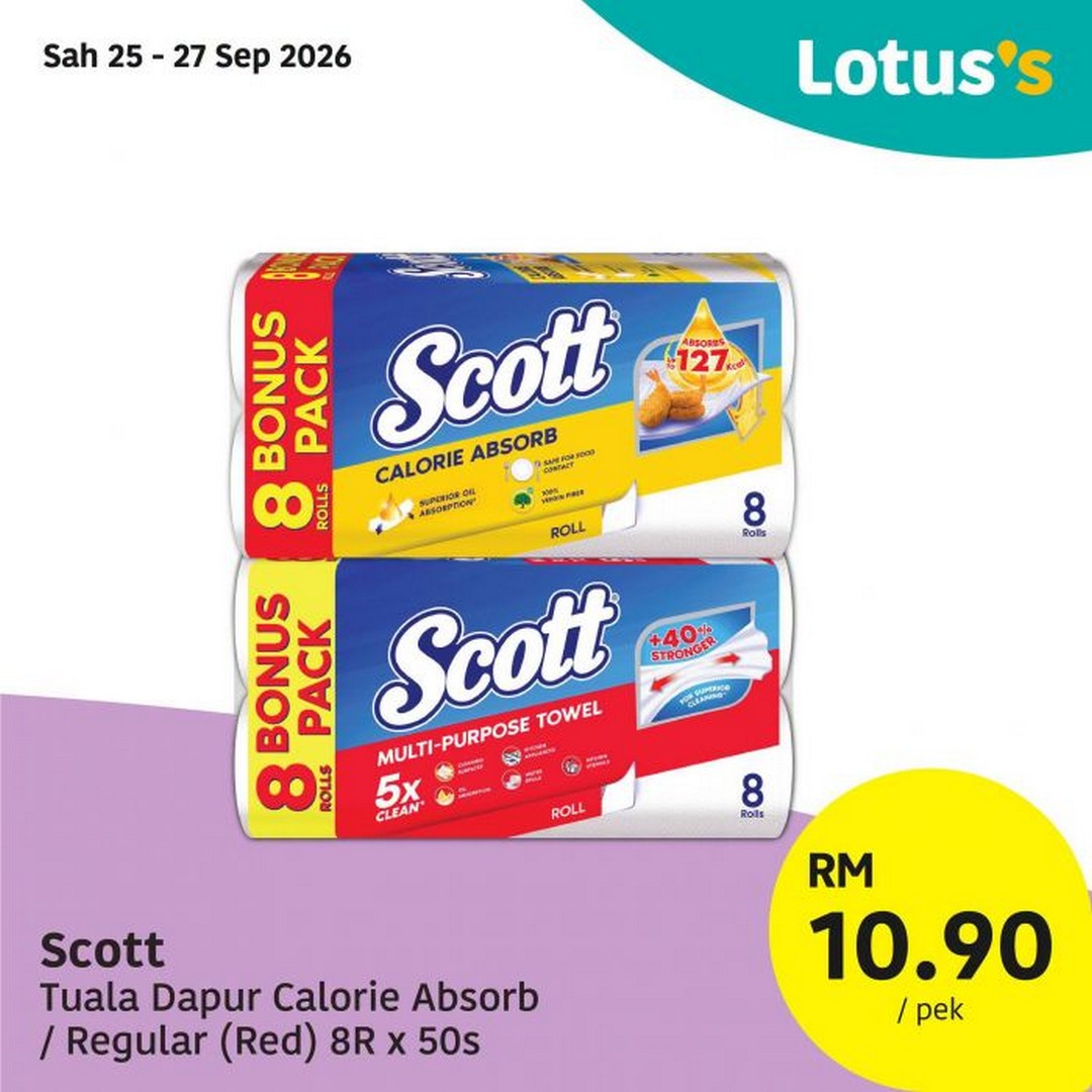 Lotuss-Malaysia-Pasti-Berbaloi-Promotion-Household-Essentials-Sale-15 25 September - 7 October 2026: Lotus's Malaysia Pasti Berbaloi Promotion Household Essentials Sale
