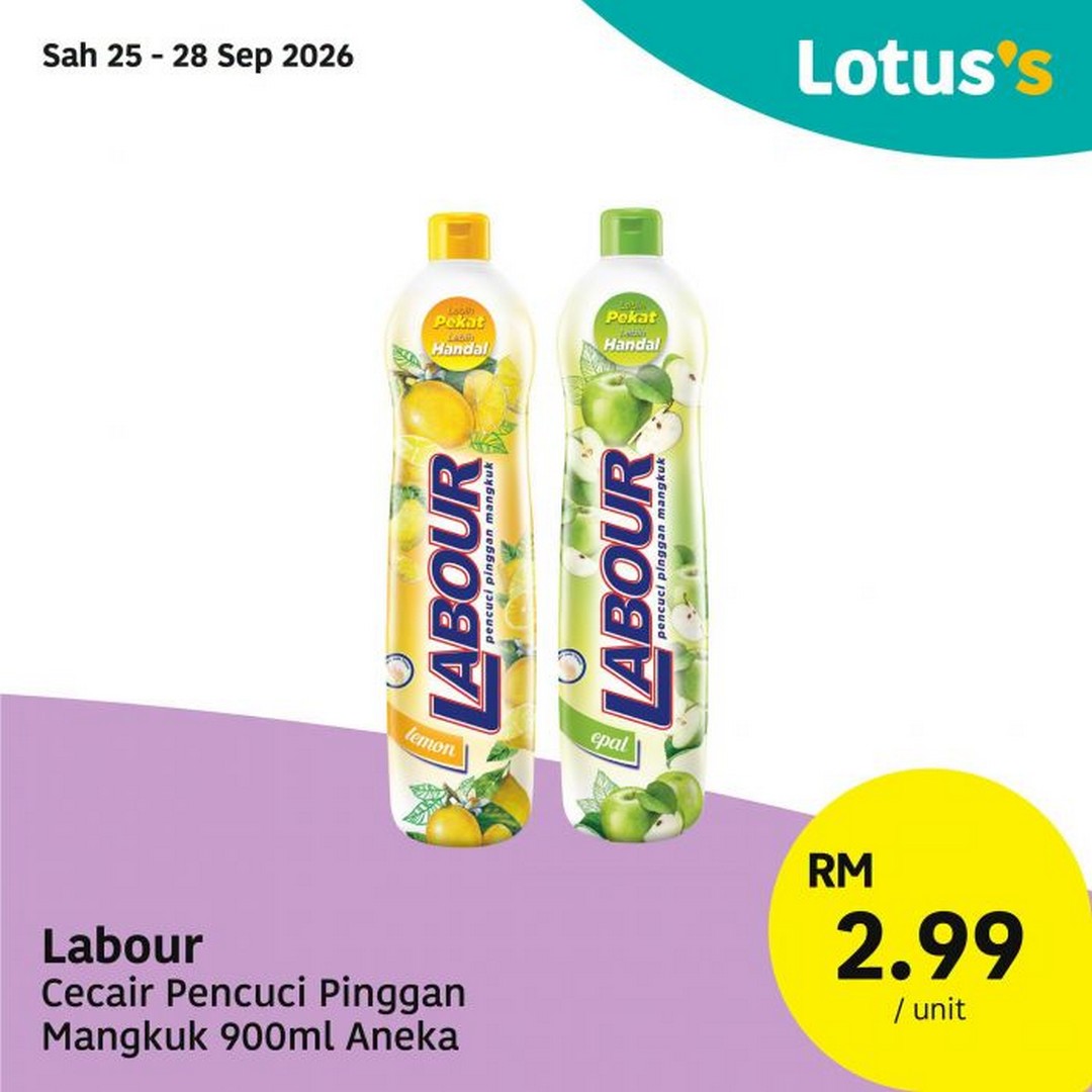 Lotuss-Malaysia-Pasti-Berbaloi-Promotion-Household-Essentials-Sale-16 25 September - 7 October 2026: Lotus's Malaysia Pasti Berbaloi Promotion Household Essentials Sale