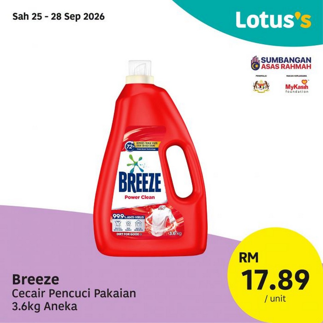Lotuss-Malaysia-Pasti-Berbaloi-Promotion-Household-Essentials-Sale-17 25 September - 7 October 2026: Lotus's Malaysia Pasti Berbaloi Promotion Household Essentials Sale