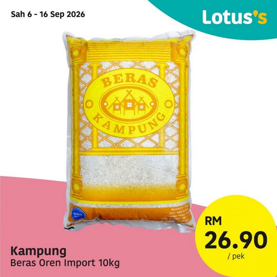 Lotuss-Malaysia-Untung-Besar-Promotion-with-Whole-Chicken-6 6-17 September 2026: Lotus's Malaysia: Untung Besar Promotion with Whole Chicken at RM8.49/kg, Rice RM26.90 and More Grocery Deals
