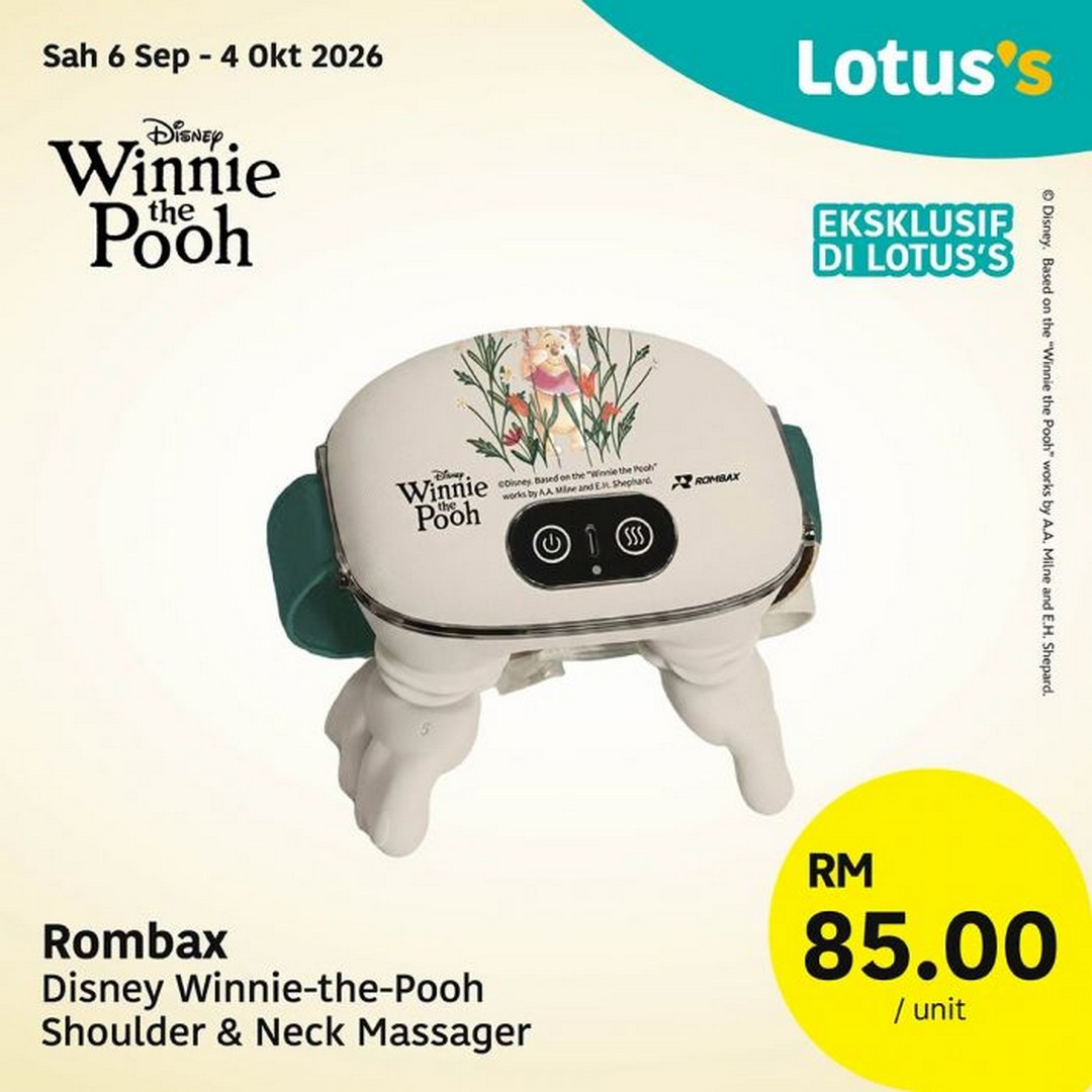 Lotuss-Malaysia-Winnie-the-Pooh-100-Years-Collection-16 6 September-4 October 2026: Lotus's Malaysia: Winnie-the-Pooh 100 Years Collection from RM7 – Exclusive Homeware, Kitchen & Lifestyle Merchandise Sale