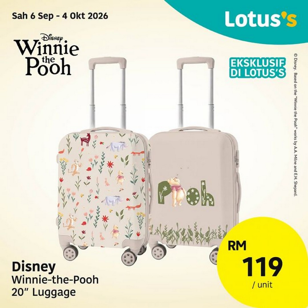 Lotuss-Malaysia-Winnie-the-Pooh-100-Years-Collection-17 6 September-4 October 2026: Lotus's Malaysia: Winnie-the-Pooh 100 Years Collection from RM7 – Exclusive Homeware, Kitchen & Lifestyle Merchandise Sale