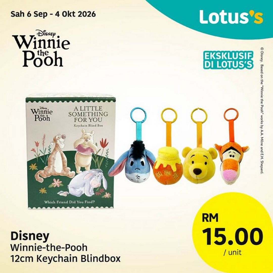 Lotuss-Malaysia-Winnie-the-Pooh-100-Years-Collection-3 6 September-4 October 2026: Lotus's Malaysia: Winnie-the-Pooh 100 Years Collection from RM7 – Exclusive Homeware, Kitchen & Lifestyle Merchandise Sale