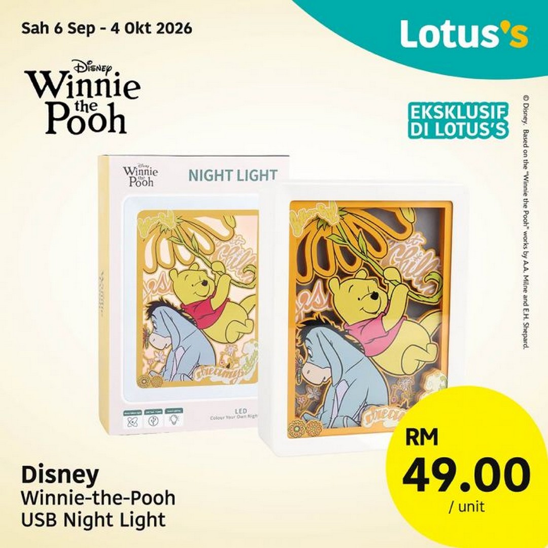 Lotuss-Malaysia-Winnie-the-Pooh-100-Years-Collection-4 6 September-4 October 2026: Lotus's Malaysia: Winnie-the-Pooh 100 Years Collection from RM7 – Exclusive Homeware, Kitchen & Lifestyle Merchandise Sale