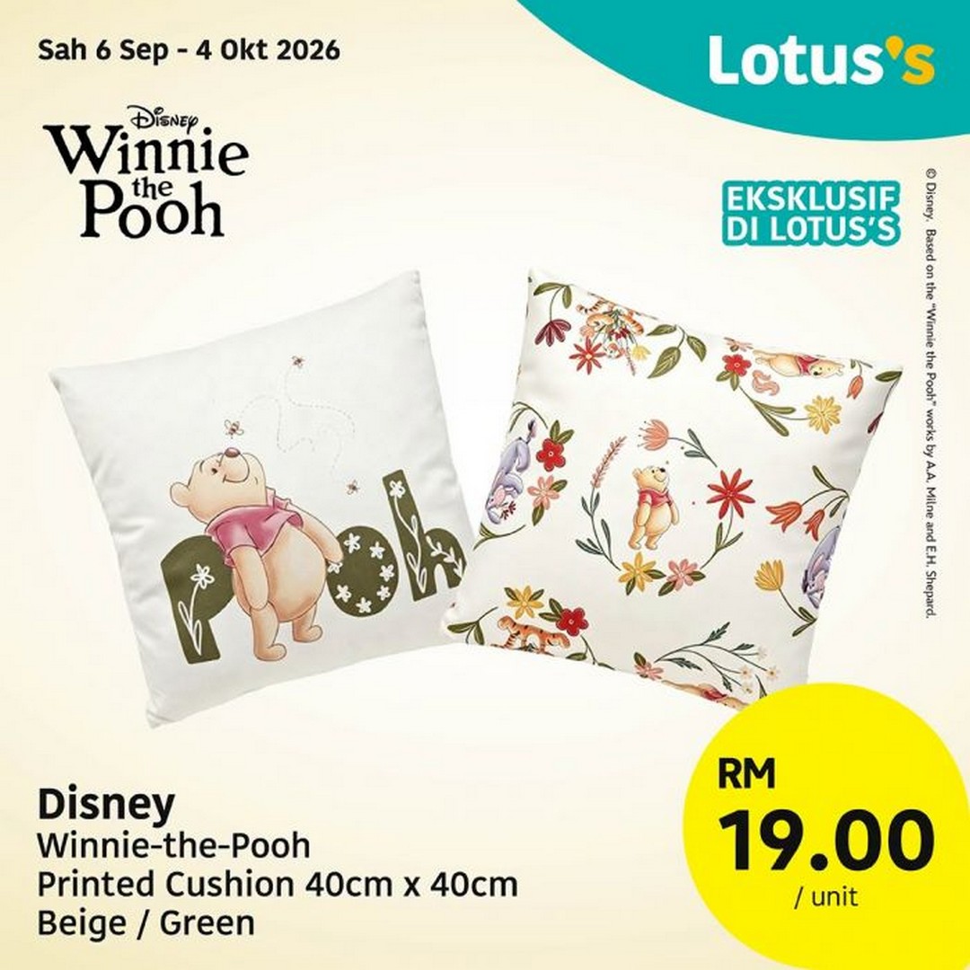 Lotuss-Malaysia-Winnie-the-Pooh-100-Years-Collection-5 6 September-4 October 2026: Lotus's Malaysia: Winnie-the-Pooh 100 Years Collection from RM7 – Exclusive Homeware, Kitchen & Lifestyle Merchandise Sale