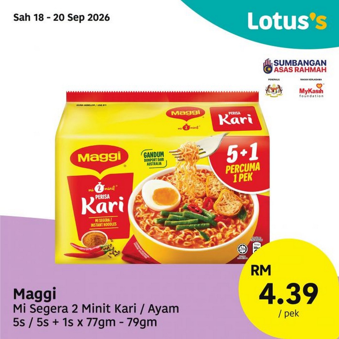 Lotuss-Pasti-Berbaloi-Deals-Promotion-with-Grocery-Household-2 18-30 September 2026: Lotus's Pasti Berbaloi Deals: Promotion with Grocery, Household and Electronics Deals from RM2.39