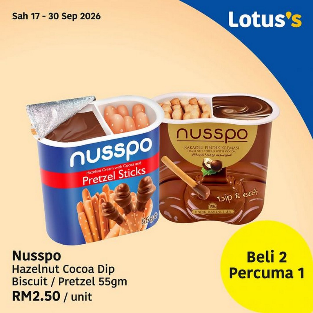 Lotuss-Poket-Lega-Hati-Tenang-Promotion-–-Buy-2-Free-1-10 17 September-21 October 2026: Lotus's Poket Lega Hati Tenang Promotion – Buy 2 Free 1 & Multi-Buy Grocery Deals, Snacks, Pet Essentials and More