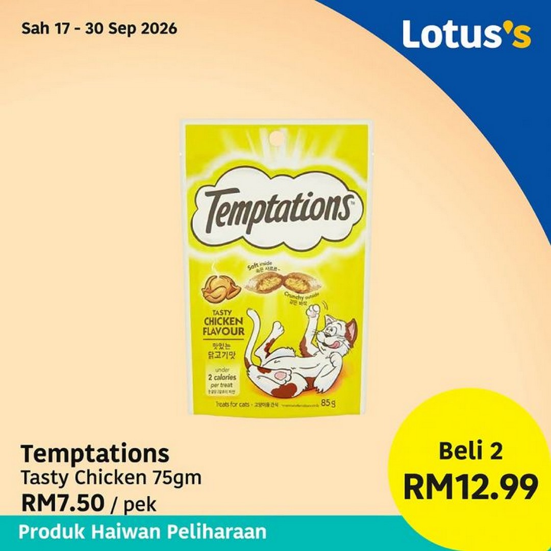 Lotuss-Poket-Lega-Hati-Tenang-Promotion-–-Buy-2-Free-1-13 17 September-21 October 2026: Lotus's Poket Lega Hati Tenang Promotion – Buy 2 Free 1 & Multi-Buy Grocery Deals, Snacks, Pet Essentials and More