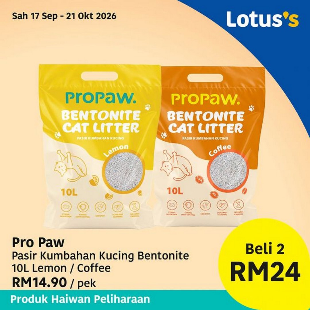 Lotuss-Poket-Lega-Hati-Tenang-Promotion-–-Buy-2-Free-1-15 17 September-21 October 2026: Lotus's Poket Lega Hati Tenang Promotion – Buy 2 Free 1 & Multi-Buy Grocery Deals, Snacks, Pet Essentials and More