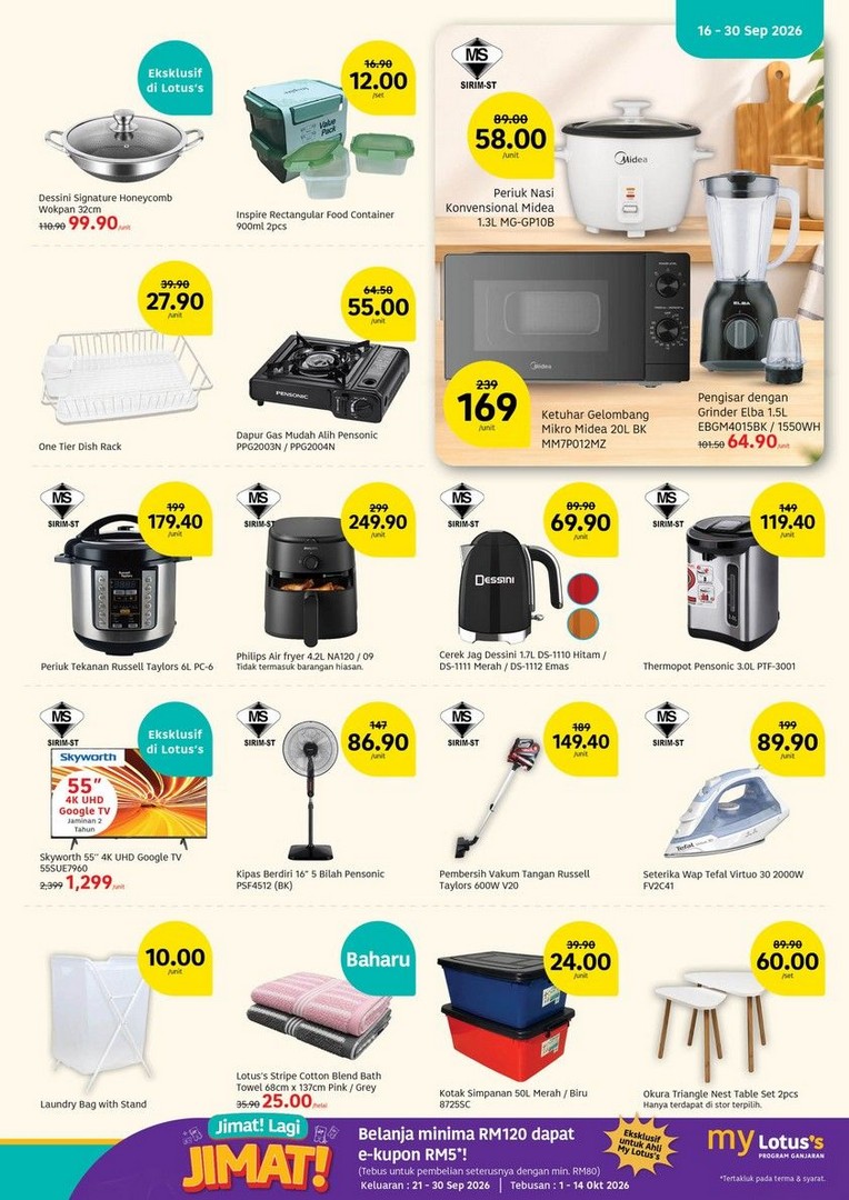 Lotuss-Poket-Lega-Hati-Tenang-Promotion-–-Jati-Thai-White-Rice-10kg-6 16-30 September 2026: Lotus's Poket Lega Hati Tenang Promotion – Jati Thai White Rice 10kg RM28.85, Groceries, Fresh Food & More