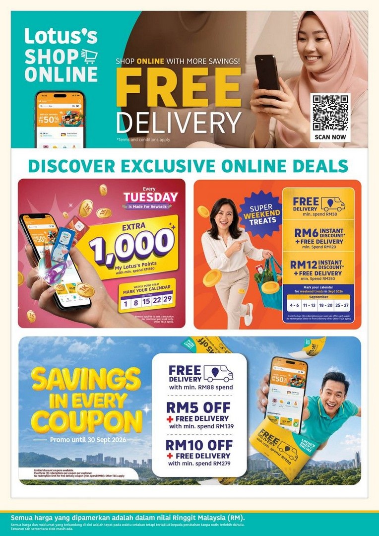 Lotuss-Poket-Lega-Hati-Tenang-Promotion-–-Jati-Thai-White-Rice-10kg-9 16-30 September 2026: Lotus's Poket Lega Hati Tenang Promotion – Jati Thai White Rice 10kg RM28.85, Groceries, Fresh Food & More