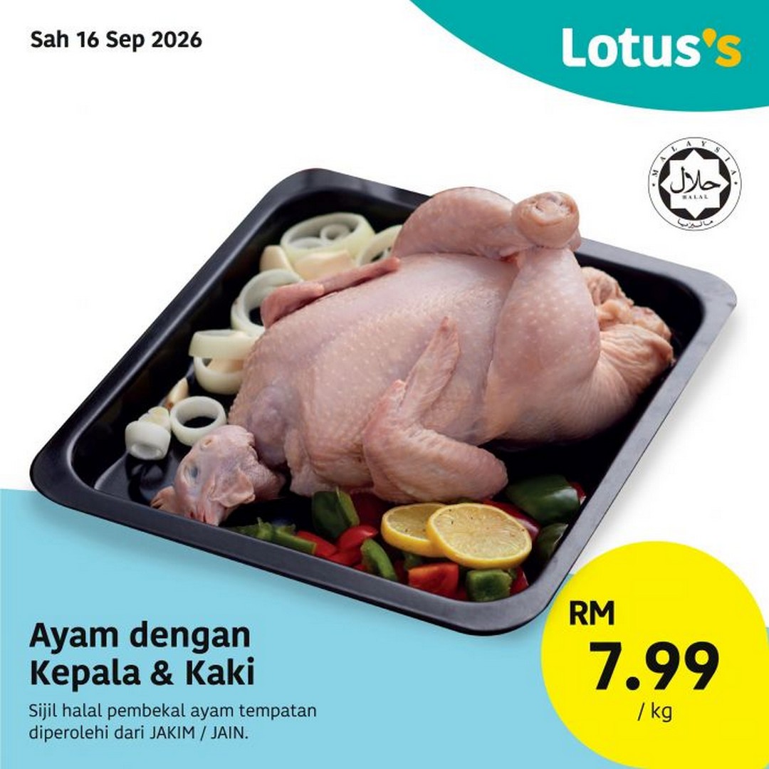 Lotuss-Promosi-Hangat-Promotion-–-Grocery-Food-Household-1 16-30 September 2026: Lotus's Promosi Hangat Promotion – Grocery, Food, Household & Personal Care Deals from RM0.99