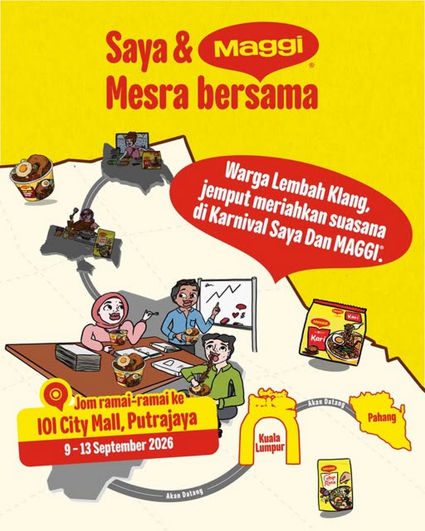 MAGGI-My-Carnival-at-IOI-City-Mall-Putrajaya-Family-Friendly-Promotion 9-13 September 2026: MAGGI My Carnival at IOI City Mall Putrajaya, Family-Friendly Promotion & Activities