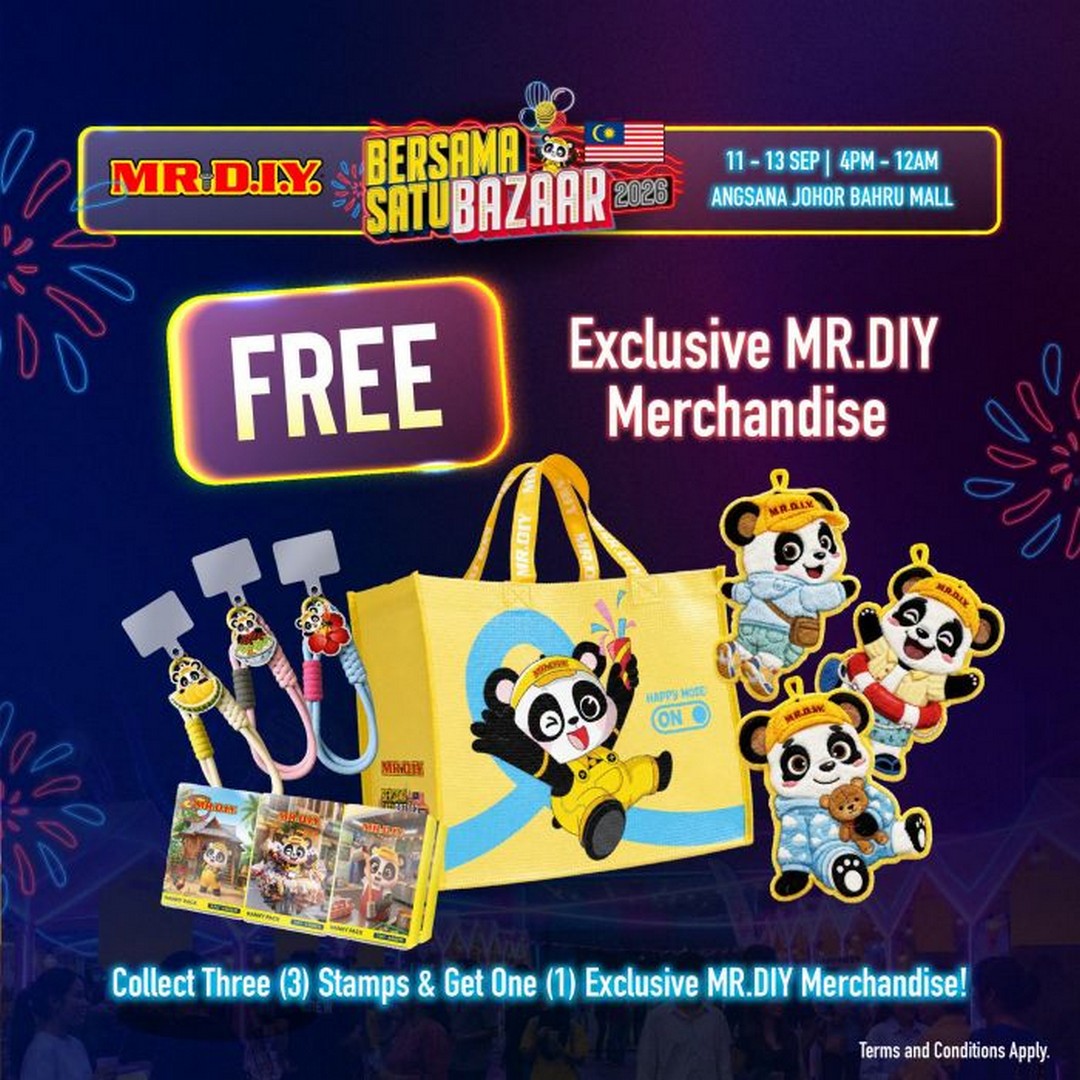 MR.DIY-Bersama-Satu-Bazaar-Johor-Promotion-2 11-13 September 2026: MR.DIY Bersama Satu Bazaar Johor Promotion, Free Entry, Exclusive Gifts, Local Vendors & Family Fun at Angsana Johor Bahru Mall