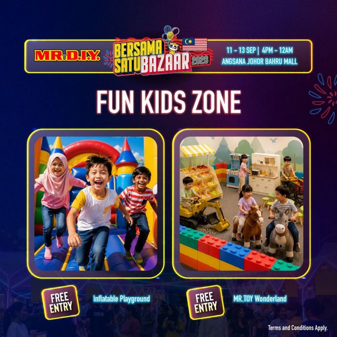 MR.DIY-Bersama-Satu-Bazaar-Johor-Promotion-4 11-13 September 2026: MR.DIY Bersama Satu Bazaar Johor Promotion, Free Entry, Exclusive Gifts, Local Vendors & Family Fun at Angsana Johor Bahru Mall