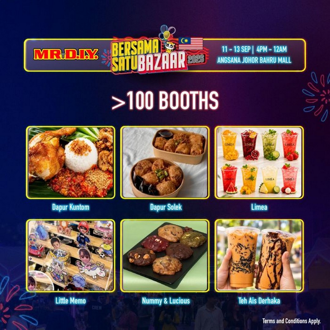 MR.DIY-Bersama-Satu-Bazaar-Johor-Promotion-7 11-13 September 2026: MR.DIY Bersama Satu Bazaar Johor Promotion, Free Entry, Exclusive Gifts, Local Vendors & Family Fun at Angsana Johor Bahru Mall