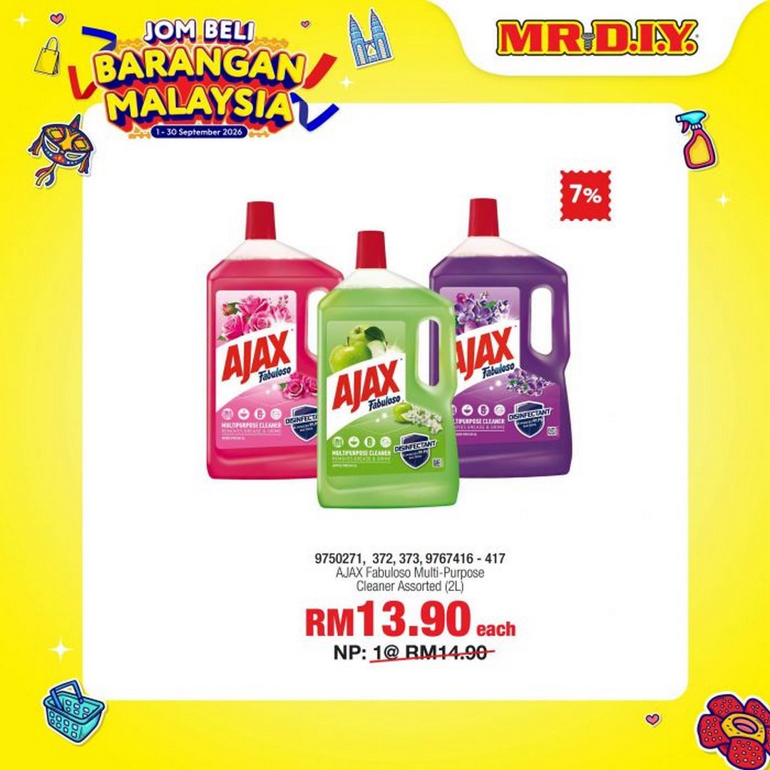 MR.DIY-Jom-Beli-Barangan-Malaysia-Promotion-15 1-30 September 2026: MR.DIY Jom Beli Barangan Malaysia Promotion, Buy 1 Free 1 & Up to 50% OFF on Everyday Essentials