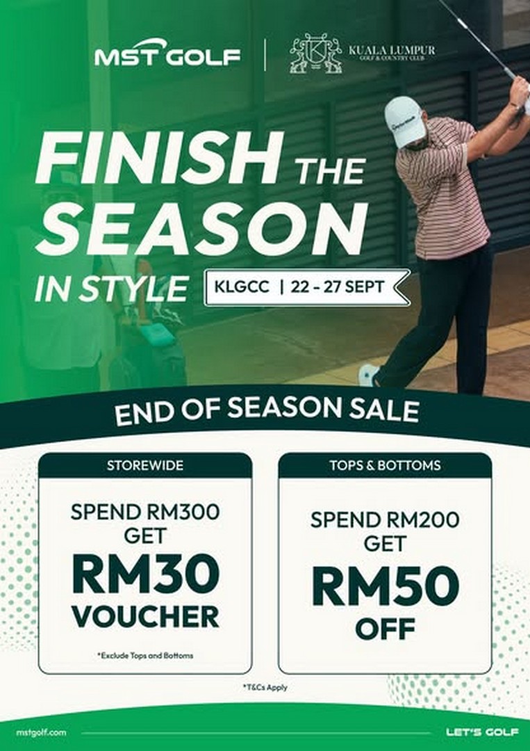 MST-Golf-Golf-Gear-Sale-and-Shopping-Promotion-at-KLGCC-1 22-27 September 2026: MST Golf: Golf Gear Sale and Shopping Promotion at KLGCC with RM30 Voucher and RM50 Instant Discount
