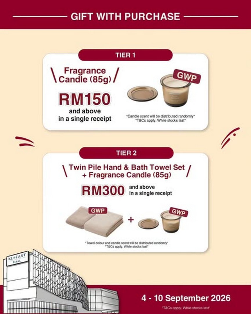 MUJI-Malaysia-Anniversary-Promotion-with-Exclusive-Gifts-at-MUJI-1 4-10 September 2026: MUJI Malaysia: Anniversary Promotion with Exclusive Gifts at MUJI KL East Mall