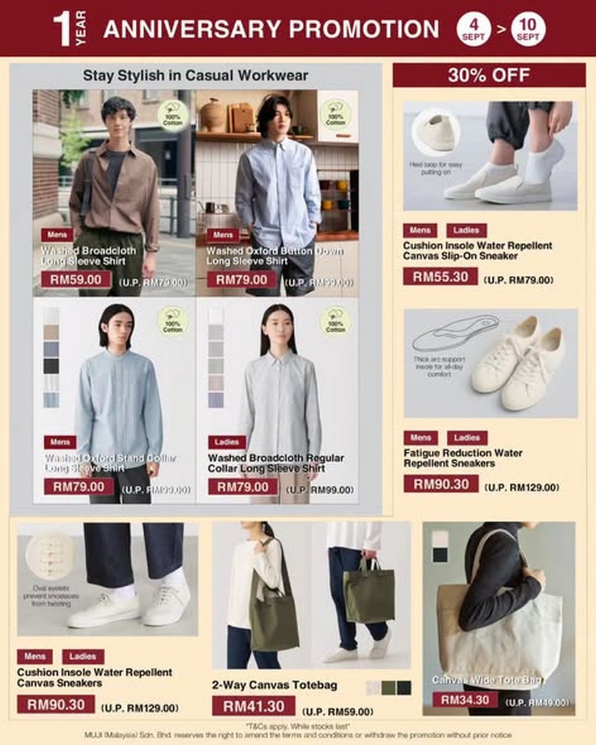MUJI-Malaysia-Anniversary-Promotion-with-Exclusive-Gifts-at-MUJI-2 4-10 September 2026: MUJI Malaysia: Anniversary Promotion with Exclusive Gifts at MUJI KL East Mall