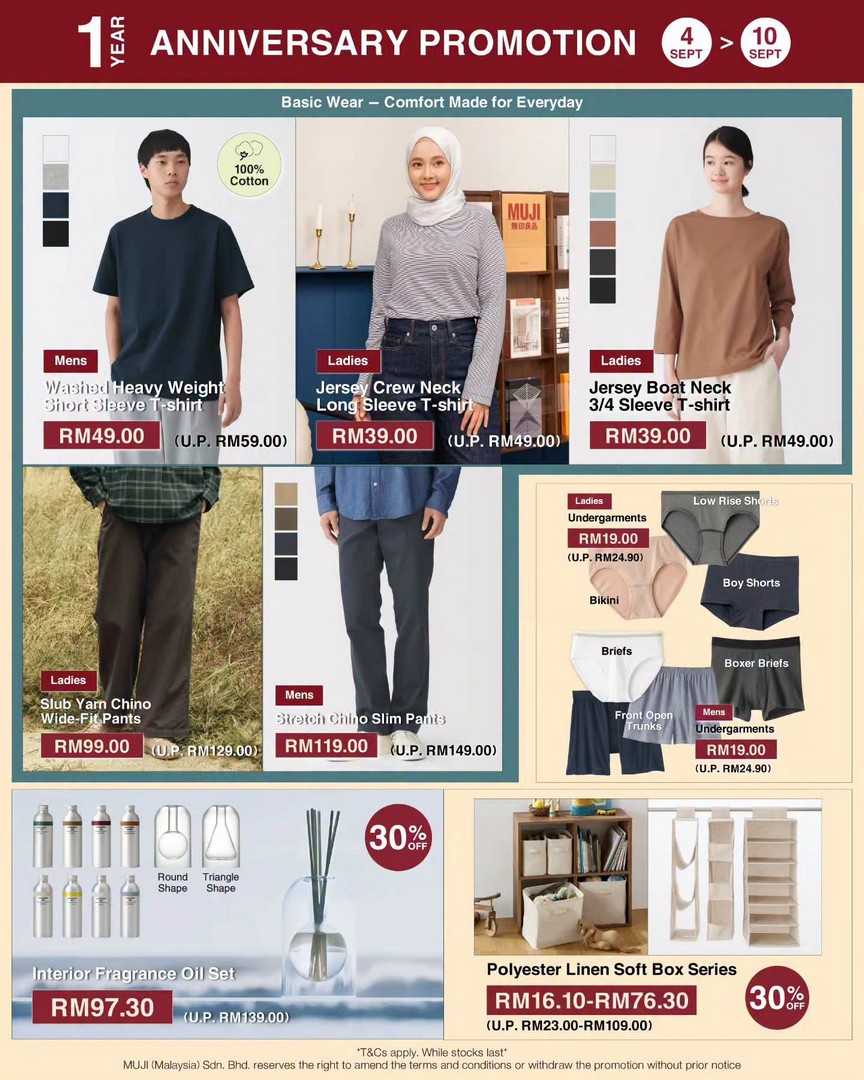 MUJI-Malaysia-Anniversary-Promotion-with-Exclusive-Gifts-at-MUJI-4 4-10 September 2026: MUJI Malaysia: Anniversary Promotion with Exclusive Gifts at MUJI KL East Mall