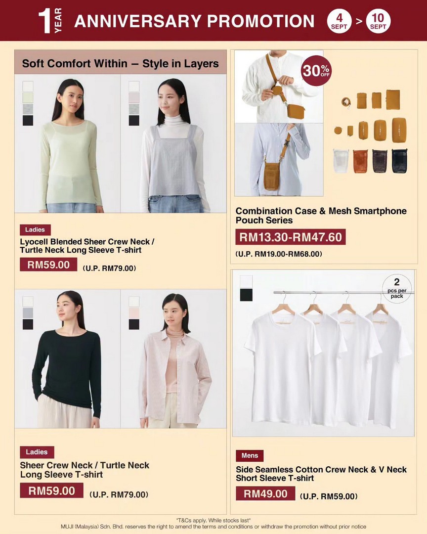 MUJI-Malaysia-Anniversary-Promotion-with-Exclusive-Gifts-at-MUJI-5 4-10 September 2026: MUJI Malaysia: Anniversary Promotion with Exclusive Gifts at MUJI KL East Mall