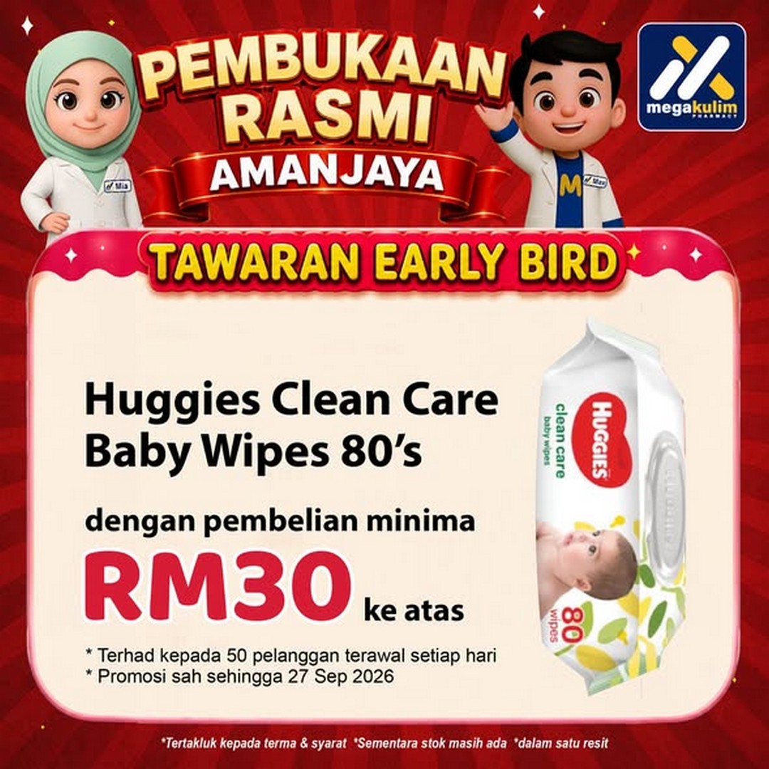Mega-Kulim-Pharmacy-3-Day-Official-Opening-Sale-2 25-27 September 2026: Mega Kulim Pharmacy: 3-Day Official Opening Sale & Promotion with Spin & Win, Lucky Draw, Free Health Screening and Gifts at Amanjaya, Sungai Petani