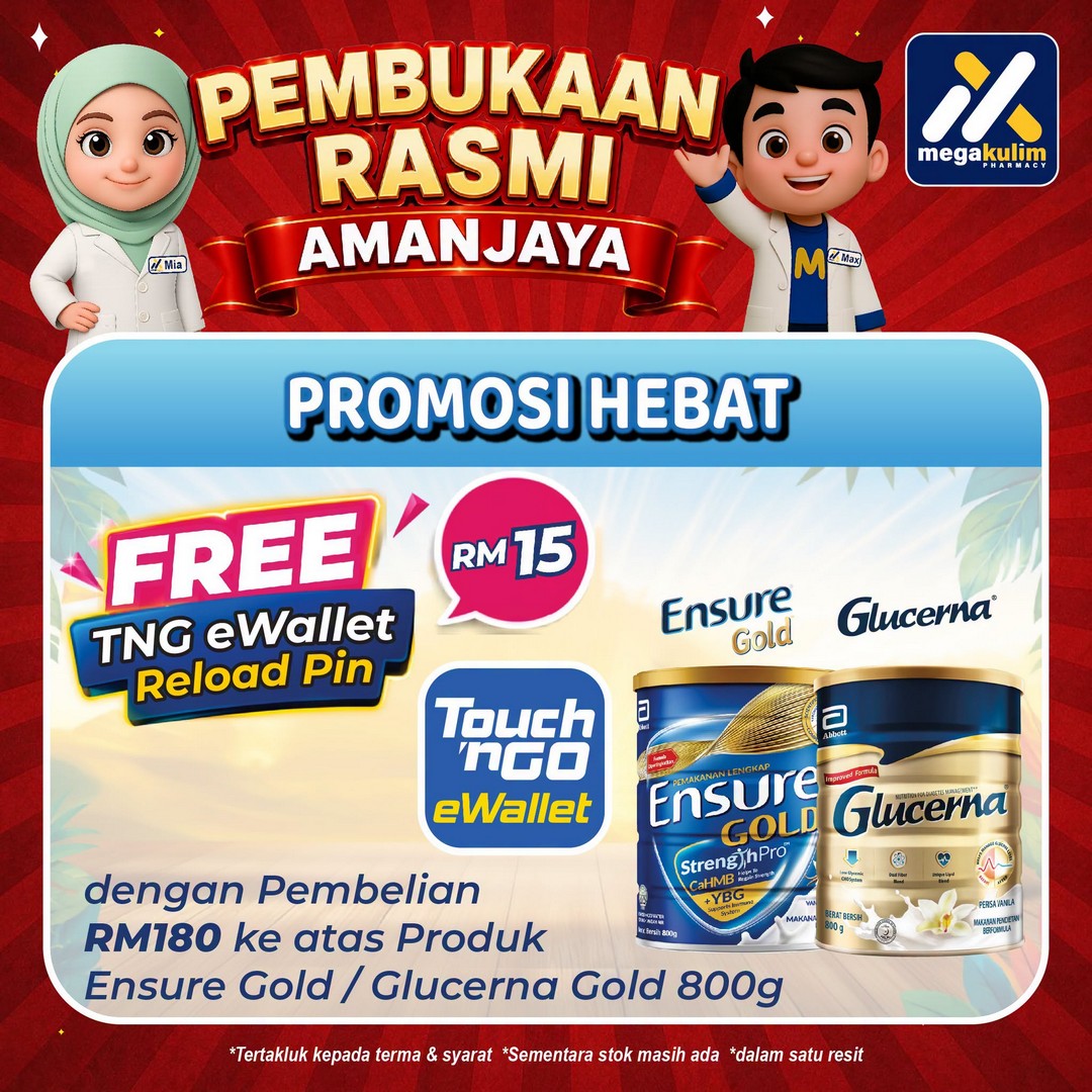 Mega-Kulim-Pharmacy-3-Day-Official-Opening-Sale-8 25-27 September 2026: Mega Kulim Pharmacy: 3-Day Official Opening Sale & Promotion with Spin & Win, Lucky Draw, Free Health Screening and Gifts at Amanjaya, Sungai Petani