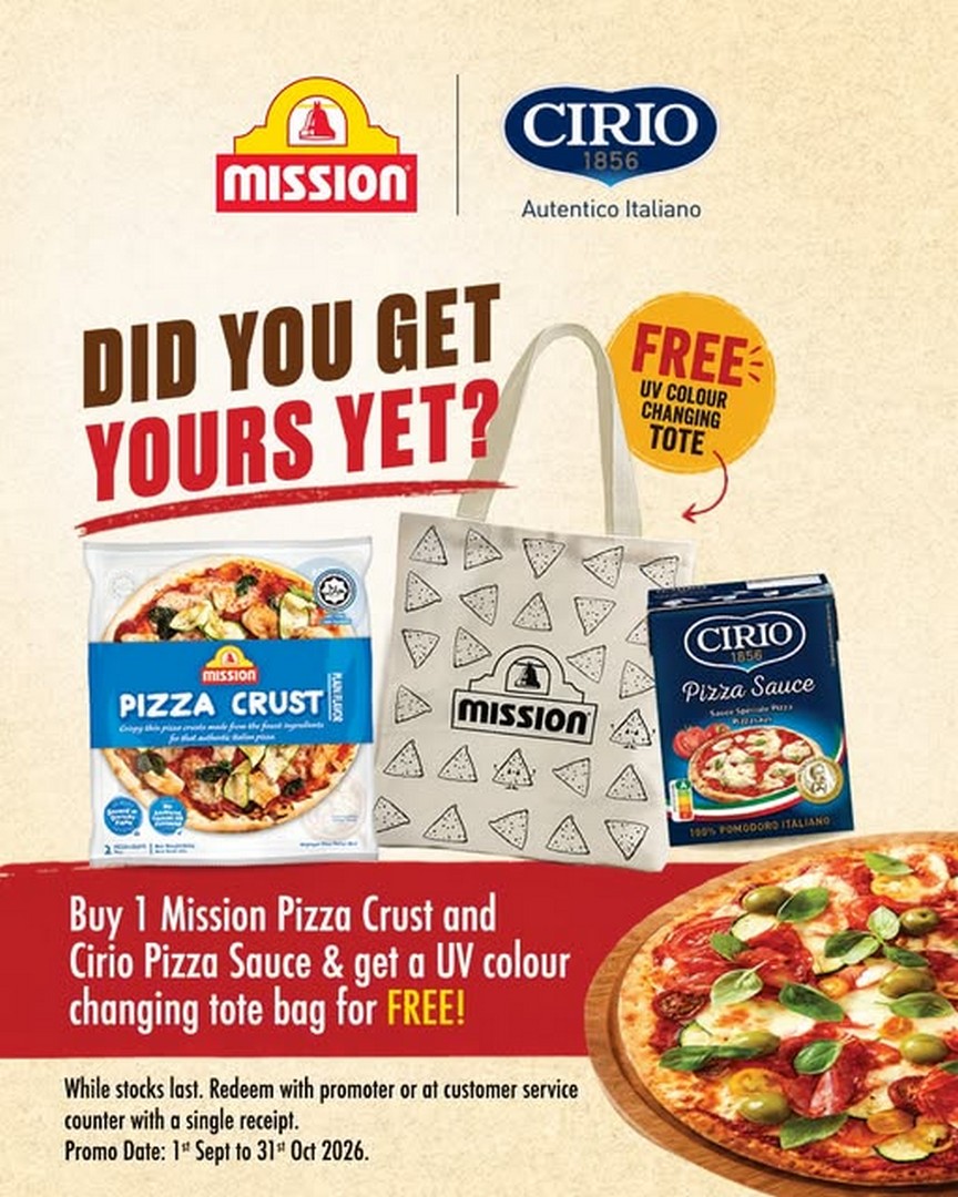 Mission-Foods-Malaysia-Free-UV-Colour-Changing-Tote-Bag-Promotion 1 September-31 October 2026: Mission Foods Malaysia: Free UV Colour-Changing Tote Bag Promotion at Jaya Grocer and Village Grocer