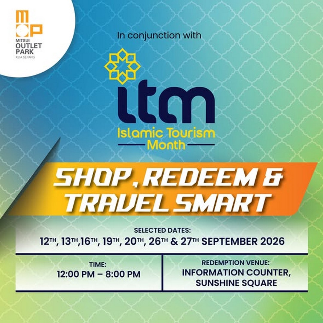 Mitsui-Outlet-Park-KLIA-Sepang-Travel-Rewards-Promotion 12-27 September 2026: Mitsui Outlet Park KLIA Sepang: Travel Rewards Promotion, RM300 Spend Get Digital Luggage Scale
