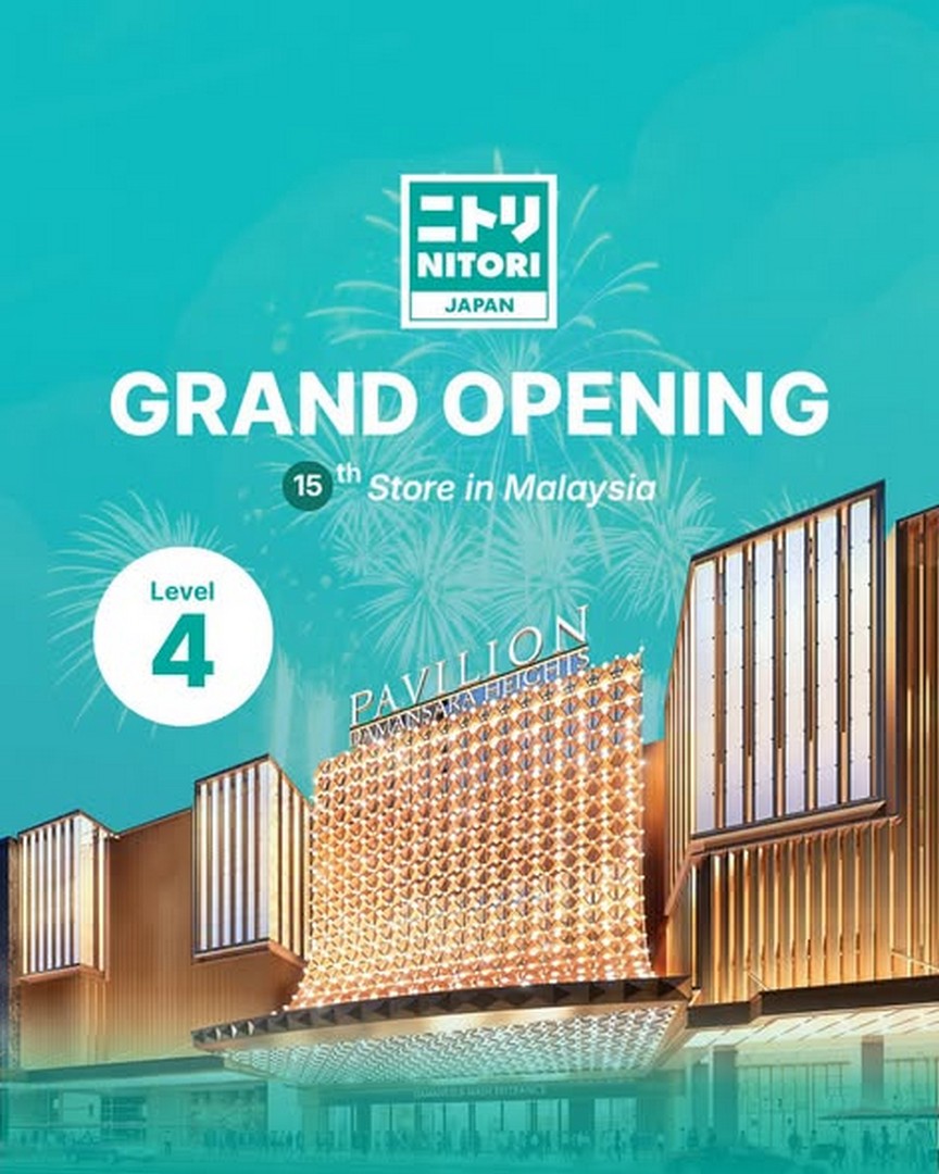 NITORI-Malaysia-Grand-Opening-Promotion-with-RM30-Voucher-Giveaway 1-3 October 2026: NITORI Malaysia: Grand Opening Promotion with RM30 Voucher Giveaway and Lucky Draw at Pavilion Damansara Heights