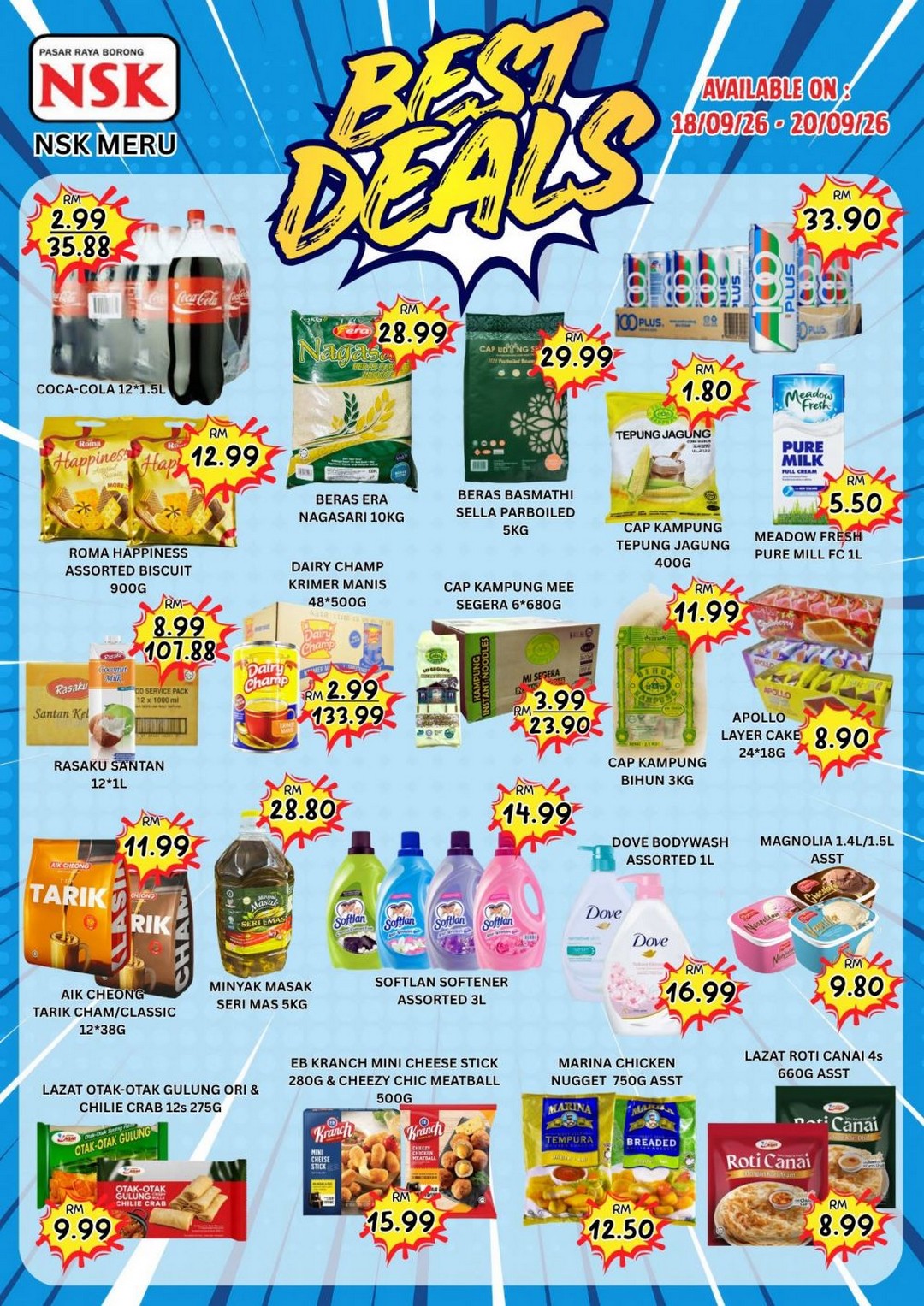 NSK-Meru-Best-Deals-Promotion-–-Groceries-from-RM1.80 18-20 September 2026: NSK Meru: Best Deals Promotion – Groceries from RM1.80, Time and Venue Details