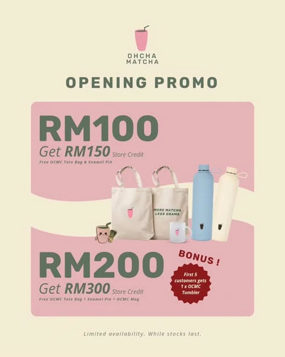 Oh-Cha-Matcha-Avenue-K-4-Week-Matcha-Promotion-3 21 September–18 October 2026: Oh Cha Matcha Avenue K, 4-Week Matcha Promotion with Buy 1 Free 1, 50% Off and RM10 Drinks