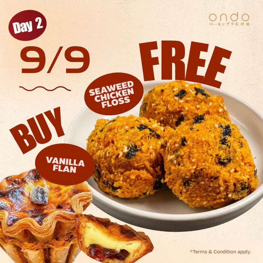 Ondo-Johor-Skudai-Grand-Opening-Promotion-2 8-10 September 2026: Ondo Johor Skudai: Grand Opening Promotion with Free 500 Buttermilk Pastries, Buy 1 Free 1 Treats & Play & Win