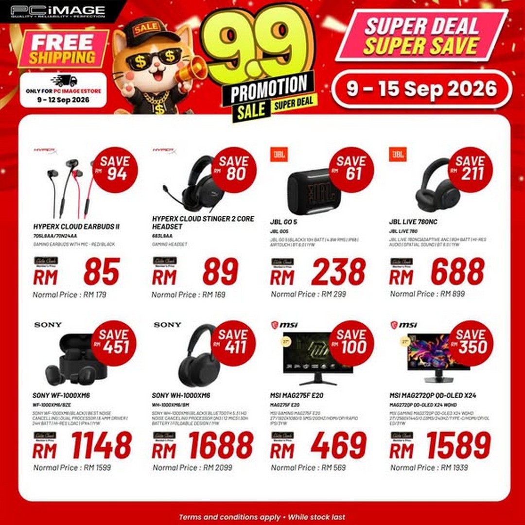 PC-Image-9.9-Super-Deal-Super-Save-Promotion-2 9-15 September 2026: PC Image: 9.9 Super Deal Super Save Promotion with Up to RM2,200 OFF on Tech Products