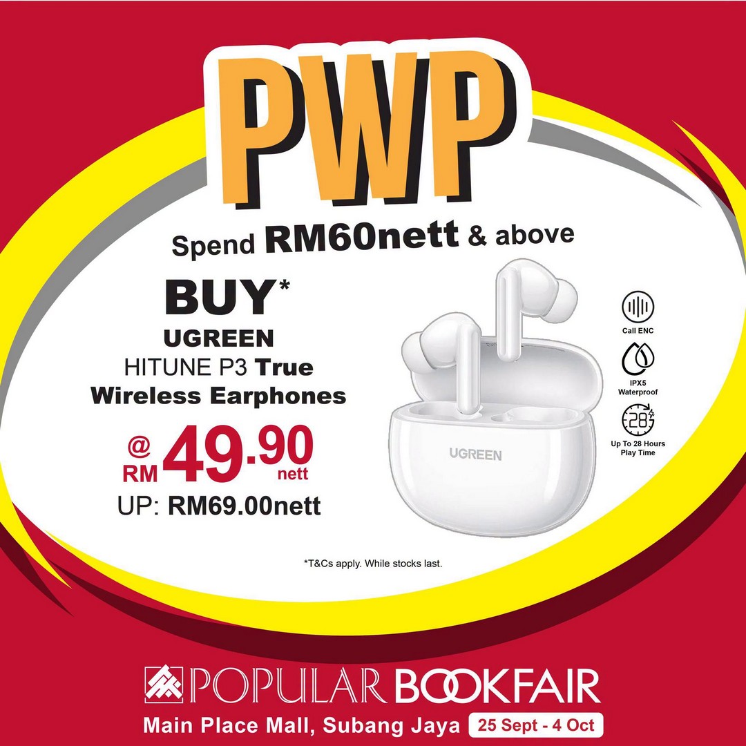 POPULAR-Book-Bookfair-Sale-and-Promotion-at-Main-Place-Mall-7 25 September-4 October 2026: POPULAR Book: Bookfair Sale and Promotion at Main Place Mall, Selangor – Up to 50% Rebates, RM10 Novels, RM5 Voucher and More