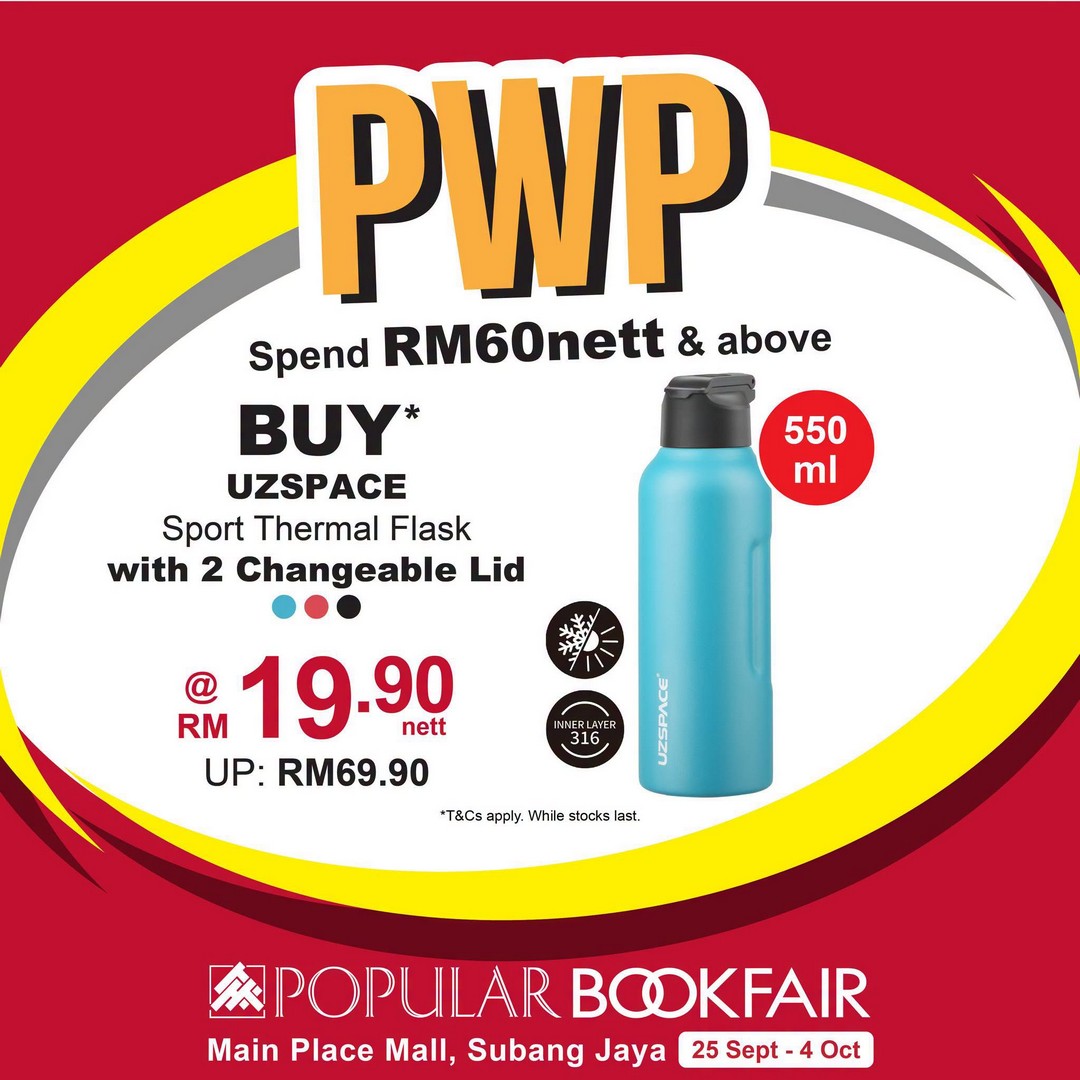 POPULAR-Book-Bookfair-Sale-and-Promotion-at-Main-Place-Mall-8 25 September-4 October 2026: POPULAR Book: Bookfair Sale and Promotion at Main Place Mall, Selangor – Up to 50% Rebates, RM10 Novels, RM5 Voucher and More