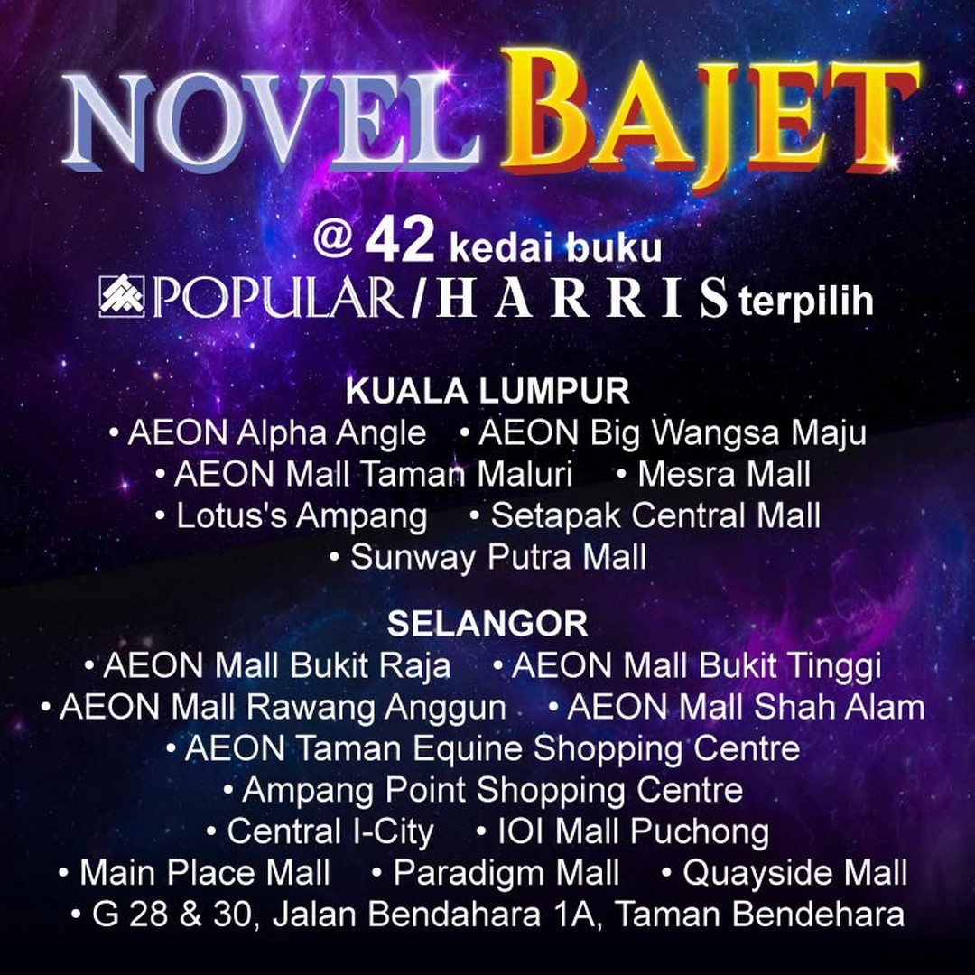 POPULAR-RM10-Novel-Promotion-Buy-3-or-More-at-Selected-5 29 September 2026 onwards: POPULAR: RM10 Novel Promotion, Buy 3 or More at Selected POPULAR/HARRIS Bookstores