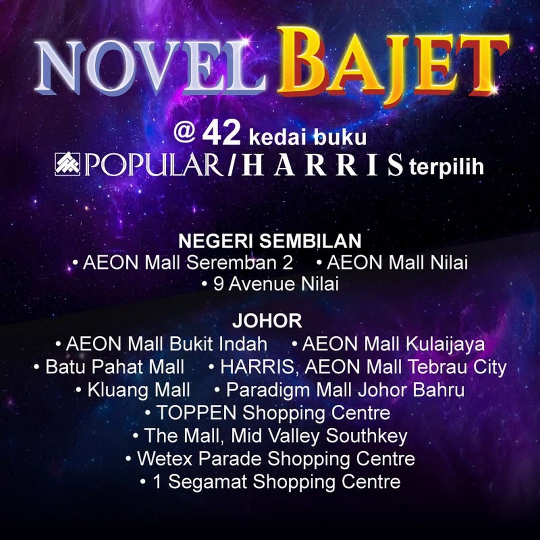 POPULAR-RM10-Novel-Promotion-Buy-3-or-More-at-Selected-6 29 September 2026 onwards: POPULAR: RM10 Novel Promotion, Buy 3 or More at Selected POPULAR/HARRIS Bookstores