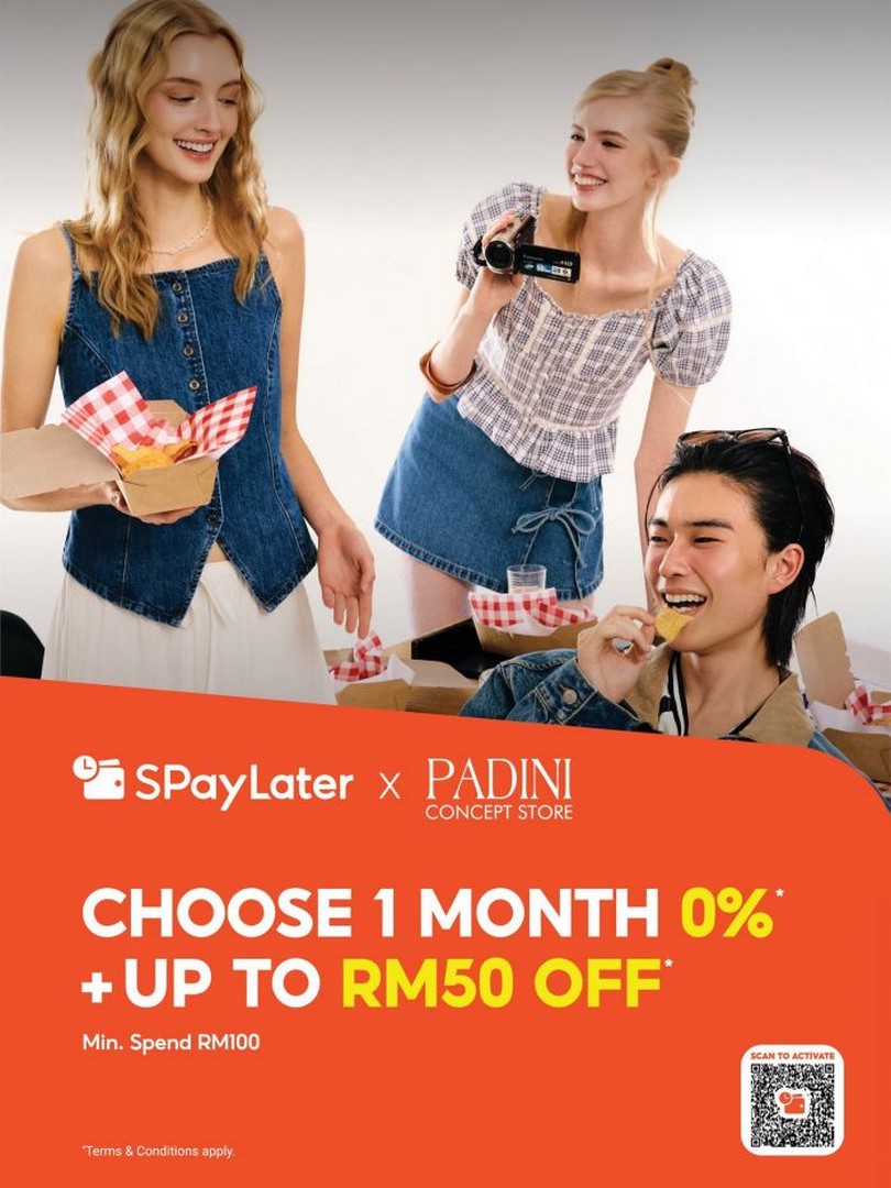 Padini-Concept-Store-10-OFF-Up-to-RM50-with-SPayLater Now Till 31 October 2026: Padini Concept Store: 10% OFF Up to RM50 with SPayLater In-Store Promotion