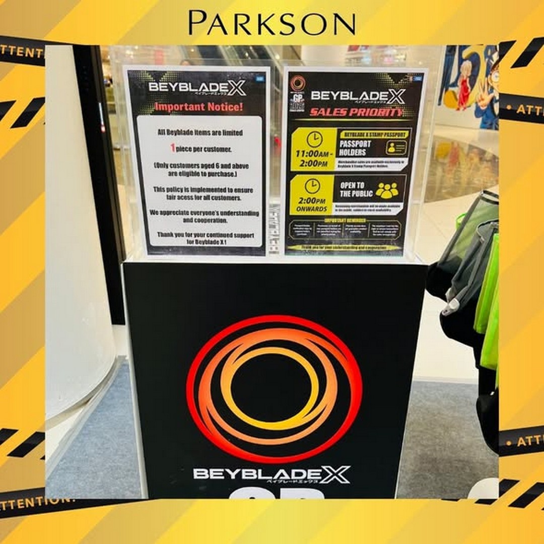 Parkson-Malaysia-Beyblade-X-G2-X-TREME-CUP-Sale-Event-4 19-20 September 2026: Parkson Malaysia: Beyblade X G2 X-TREME CUP Sale & Event at Pavilion Bukit Jalil with Exclusive Merchandise