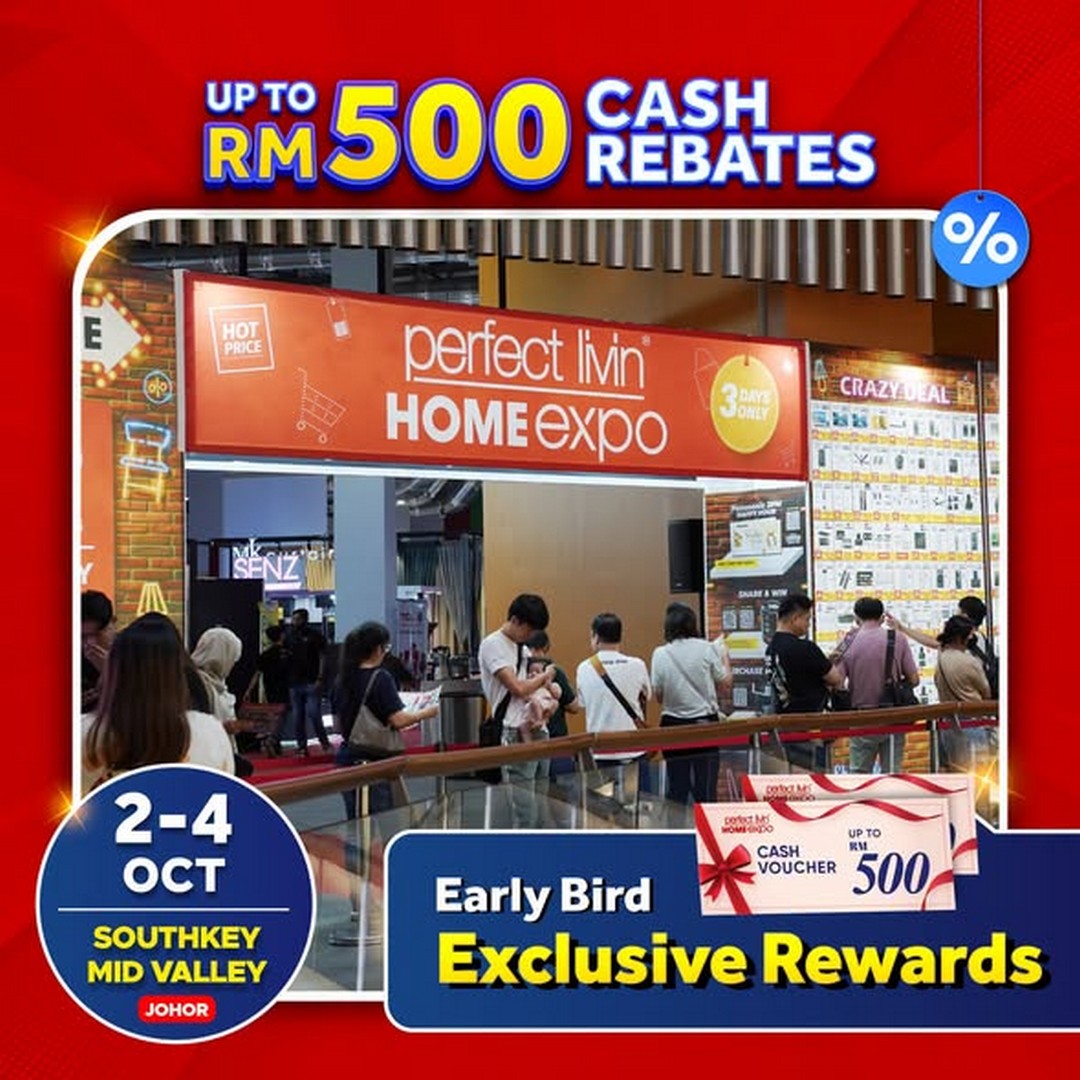 Perfect-Livin-Home-Expo-Promotion-with-Up-to-80-OFF-3 2-4 October 2026: Perfect Livin: Home Expo Promotion with Up to 80% OFF, RM599 Aircond Deals, Free Gifts and Lucky Draw at Mid Valley Southkey JB