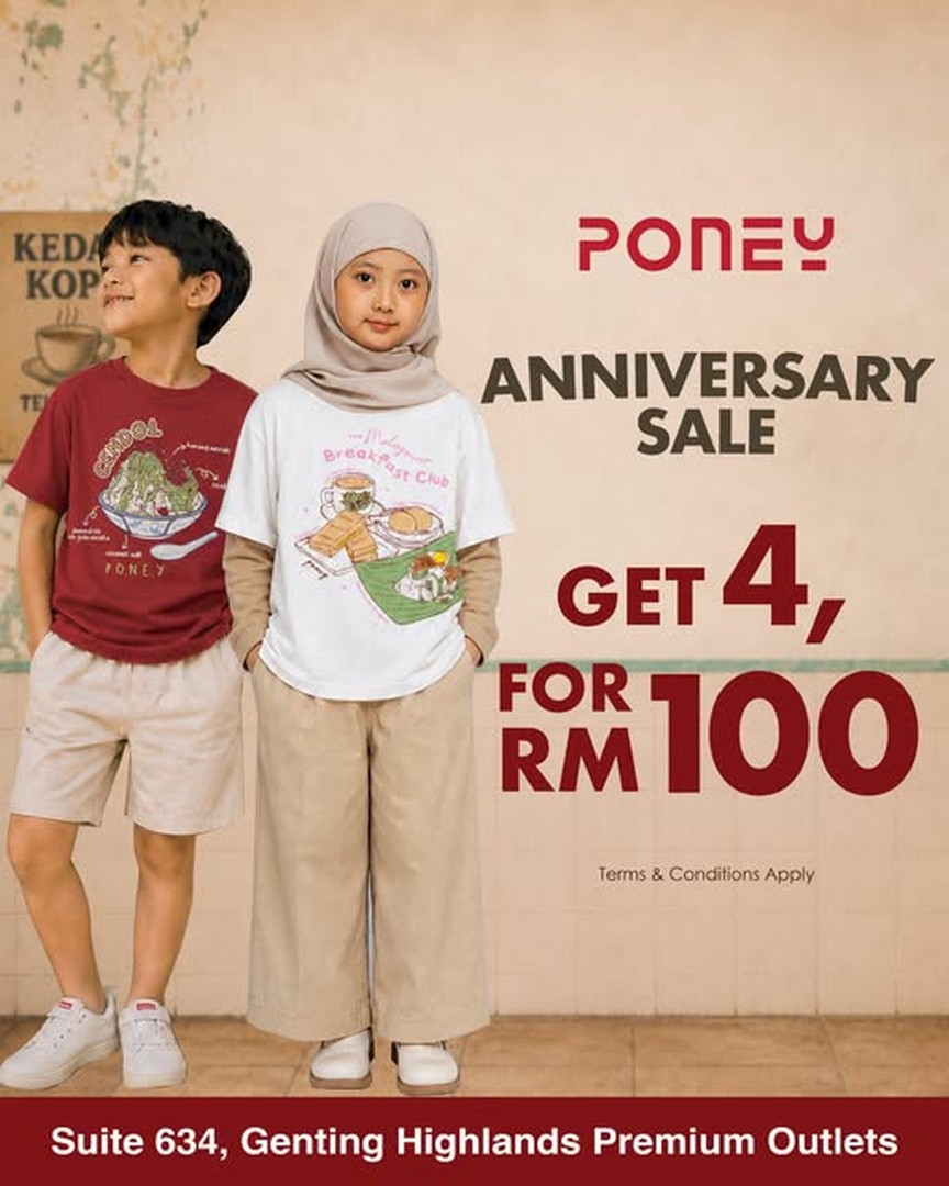 Poney-Outlet-Special-Sale-Promotion-at-Genting-Highlands-Premium-Outlets 10-13 September 2026: Poney Outlet Special Sale Promotion at Genting Highlands Premium Outlets