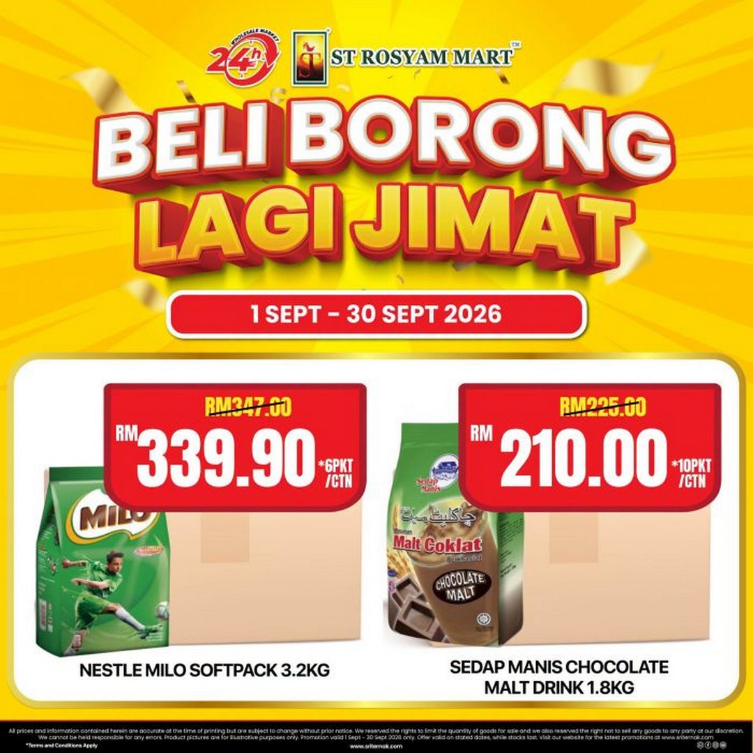 ST-Rosyam-Mart-Beli-Borong-Lagi-Jimat-Promotion-7 1-30 September 2026: ST Rosyam Mart Beli Borong Lagi Jimat Promotion: Wholesale Deals on Rice, Milo, Sauces, Frozen Meat & Household Essentials