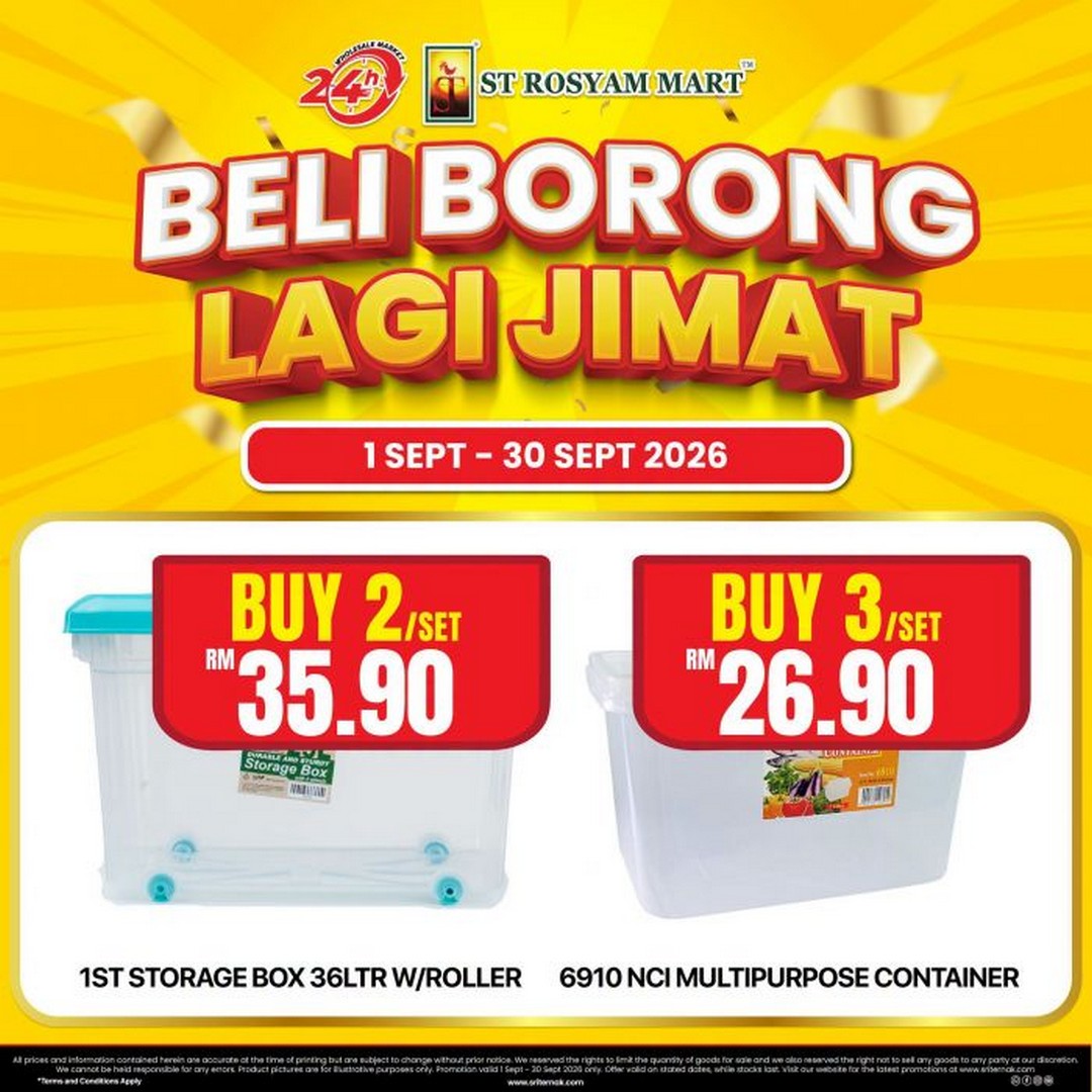 ST-Rosyam-Mart-Beli-Borong-Lagi-Jimat-Promotion-8 1-30 September 2026: ST Rosyam Mart Beli Borong Lagi Jimat Promotion: Wholesale Deals on Rice, Milo, Sauces, Frozen Meat & Household Essentials