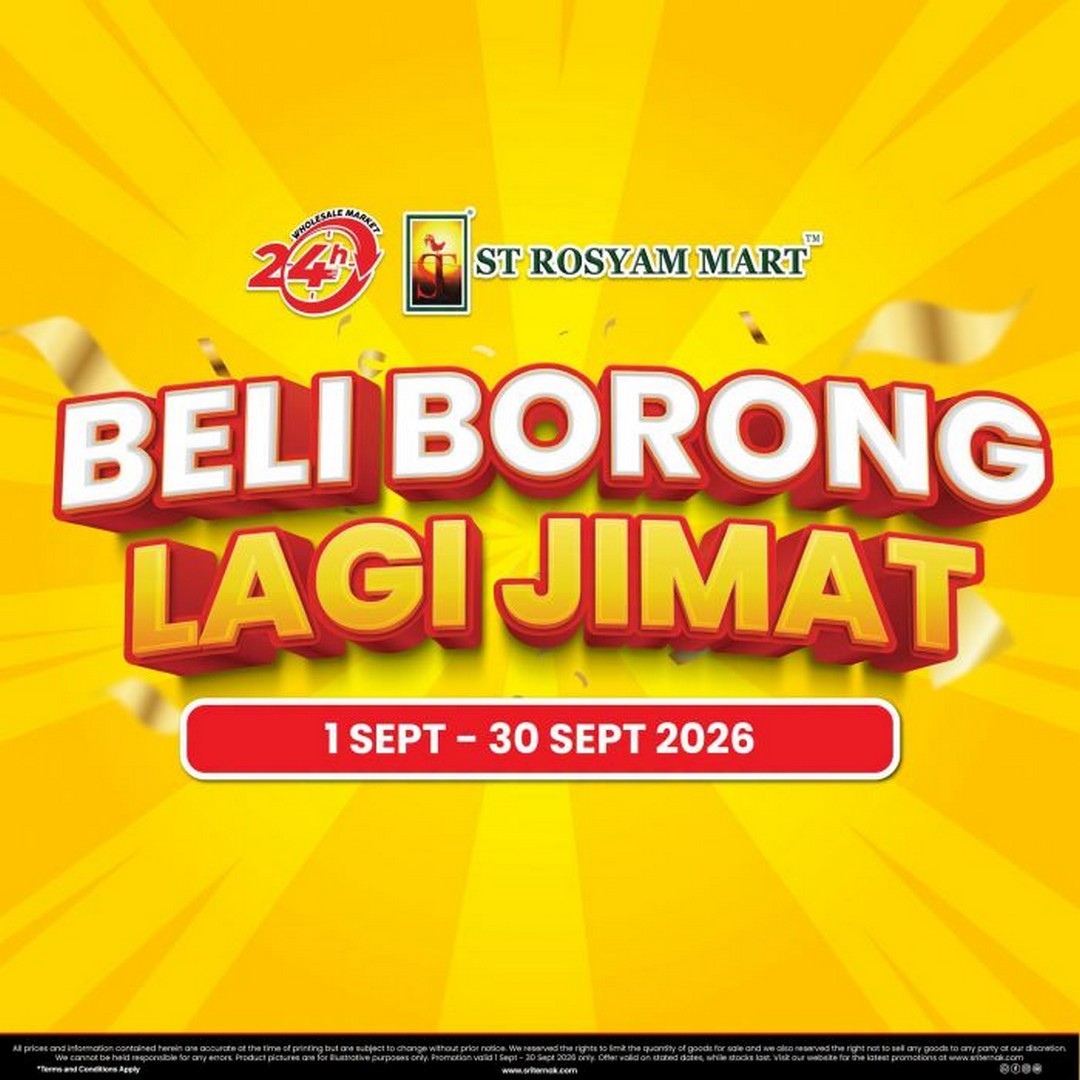 ST-Rosyam-Mart-Beli-Borong-Lagi-Jimat-Promotion 1-30 September 2026: ST Rosyam Mart Beli Borong Lagi Jimat Promotion: Wholesale Deals on Rice, Milo, Sauces, Frozen Meat & Household Essentials