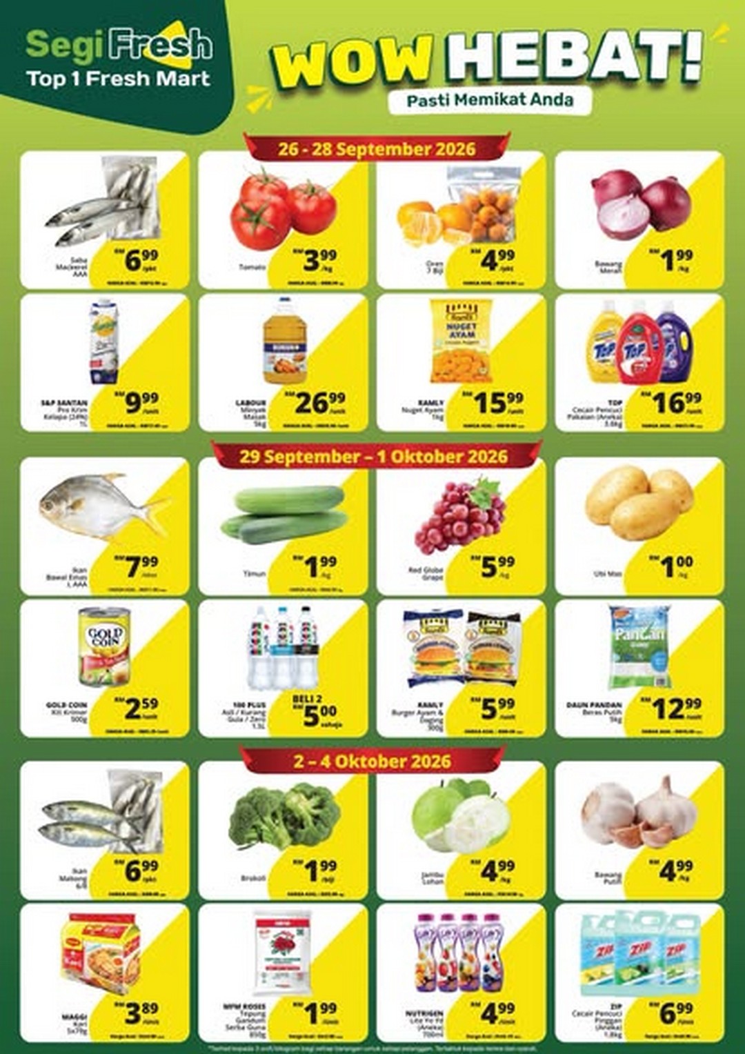 Segi-Fresh-Taman-Kawan-Bidor-Grand-Opening-Promotion-1 26 September-4 October 2026: Segi Fresh Taman Kawan, Bidor: Grand Opening Promotion with Daily Deals, Lucky Throw, Mystery Box, Food Truck, Free Drink & More
