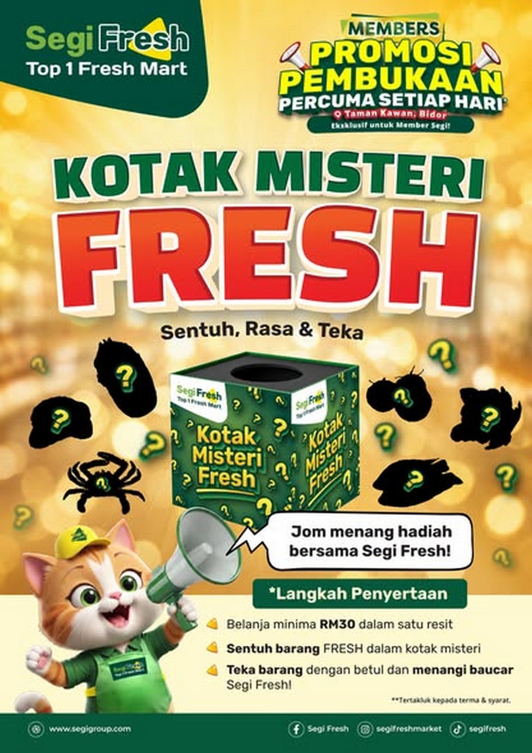 Segi-Fresh-Taman-Kawan-Bidor-Grand-Opening-Promotion-3 26 September-4 October 2026: Segi Fresh Taman Kawan, Bidor: Grand Opening Promotion with Daily Deals, Lucky Throw, Mystery Box, Food Truck, Free Drink & More